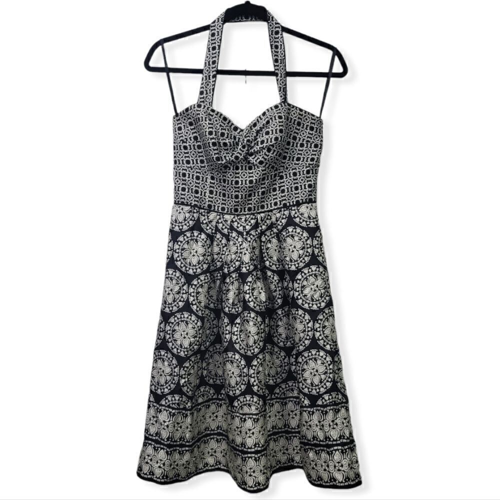 White house black market halter dress